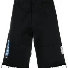 Джинсовые шорты с бахромой Джинсовые шорты с бахромой