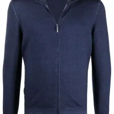 Кардиган из вирджинской шерсти на молнии