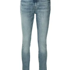 Джинсы скинни с завышенной талией