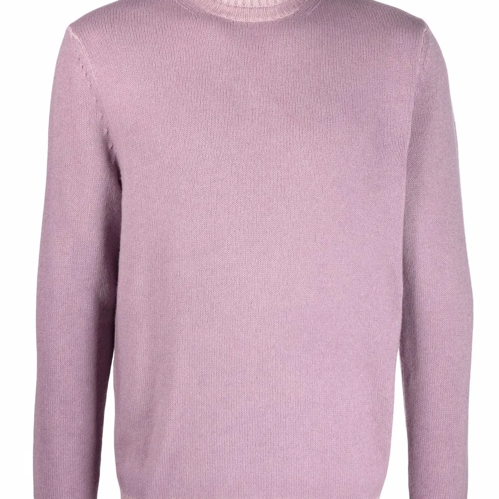 шерстяной джемпер с высоким воротником