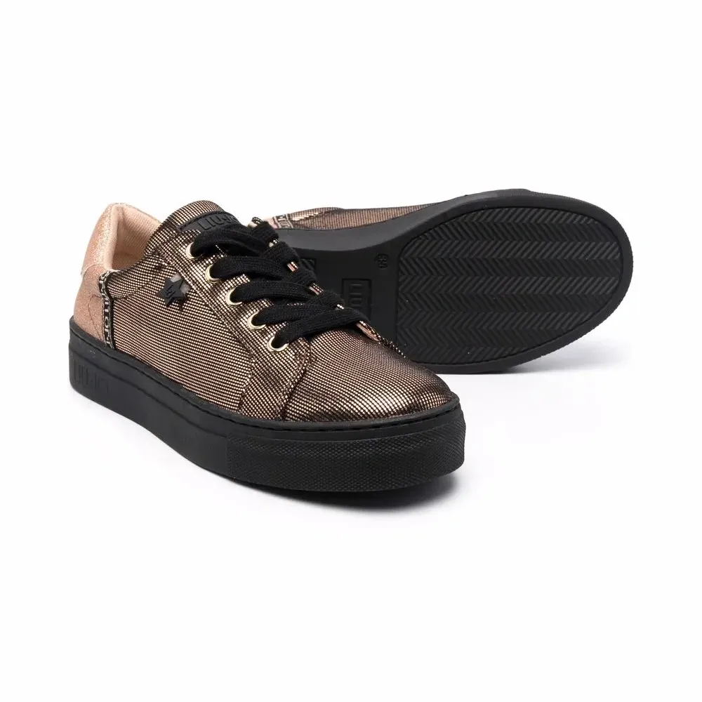 Кеды Alicia с эффектом металлик