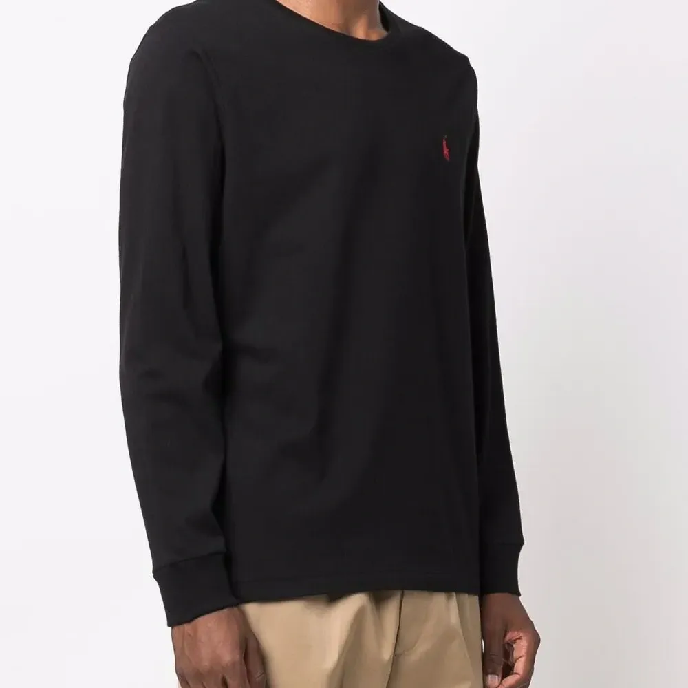 Футболка Classic с длинными рукавами и вышитым логотипом