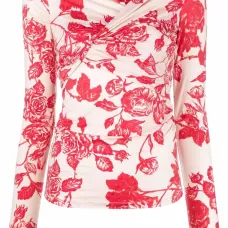 топ с цветочным принтом топ с цветочным принтом