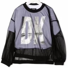 многослойная футболка с логотипом