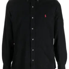 Рубашка с вышитым логотипом