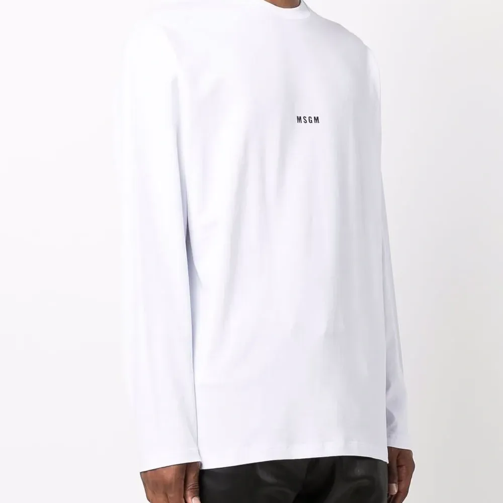 Футболка с длинными рукавами и логотипом