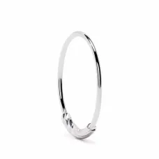 Серьга-кольцо Nancy 14 из белого золота