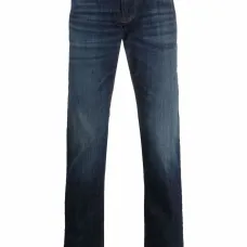 прямые джинсы средней посадки