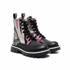 Ботинки с абстрактным принтом