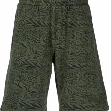 шорты с анималистичным принтом