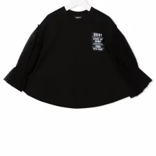 джемпер с тюлем