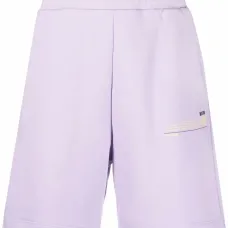 спортивные шорты с нашивкой-логотипом