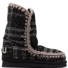 Сапоги в клетку тартан Сапоги в клетку тартан