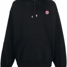 Худи с нашивкой-логотипом