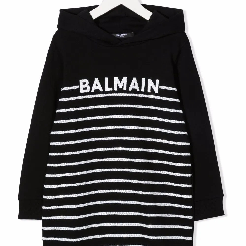 платье-худи с логотипом