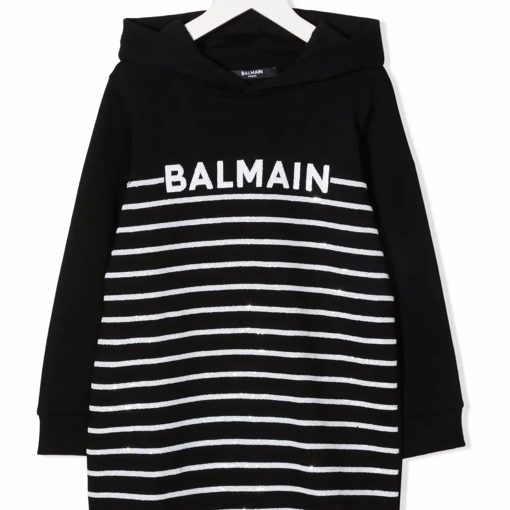 платье-худи с логотипом