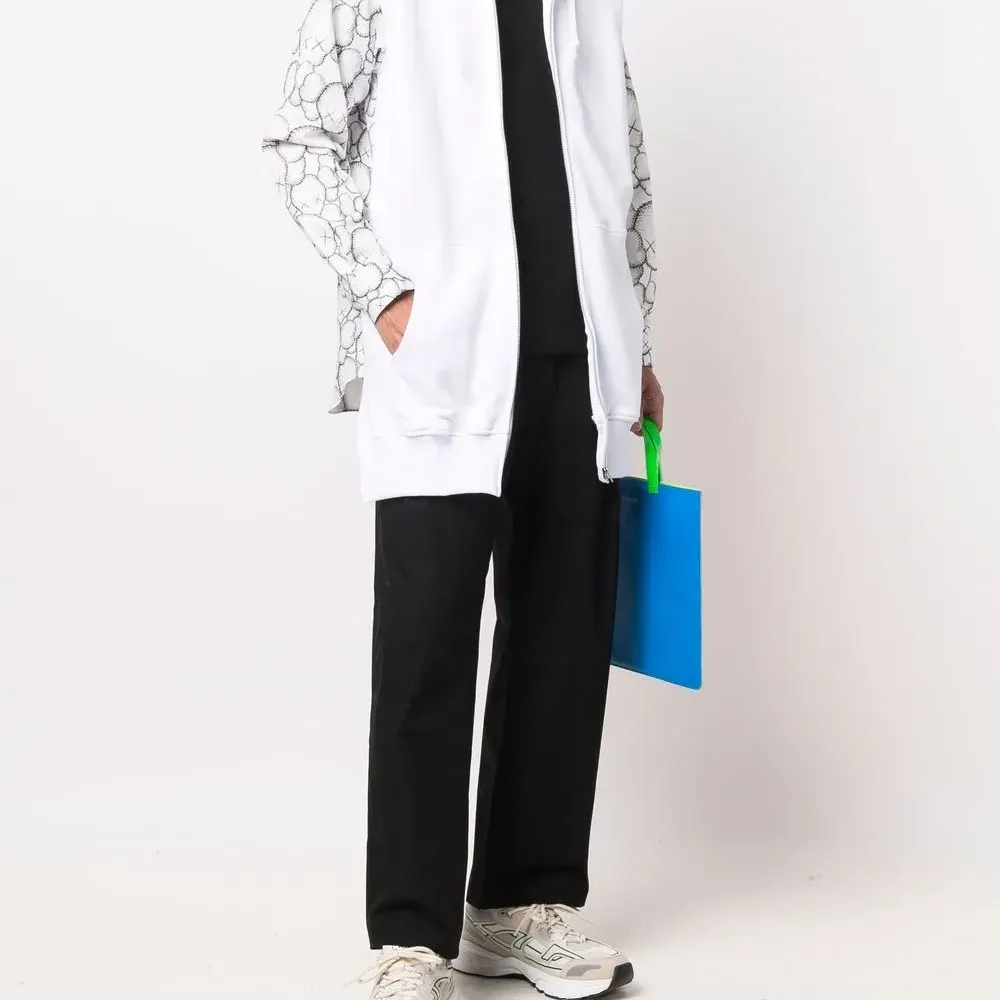 Худи на молнии с графичным принтом