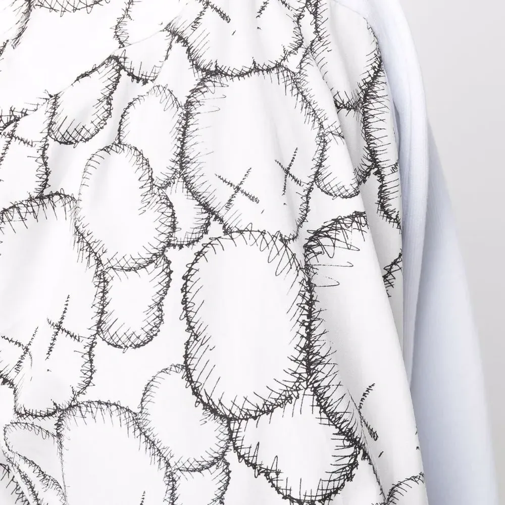 Худи на молнии с графичным принтом