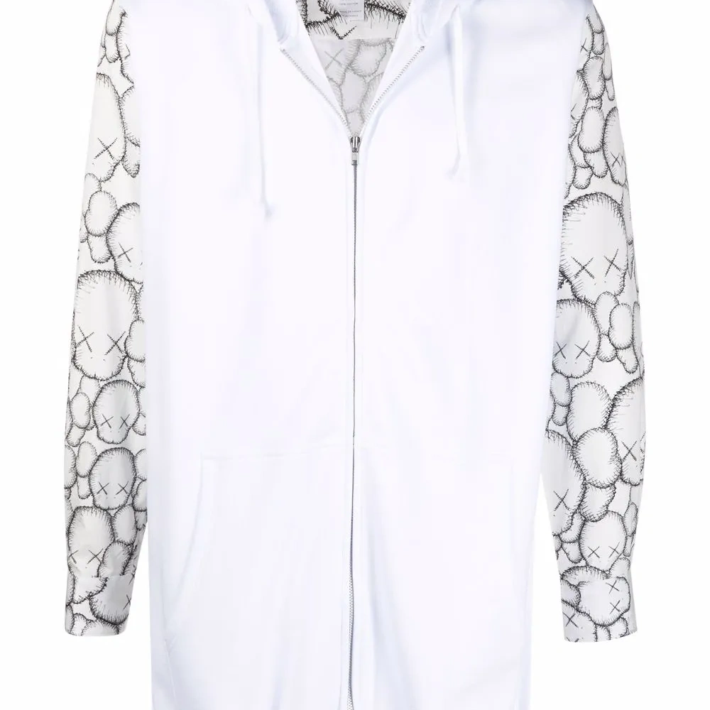 Худи на молнии с графичным принтом