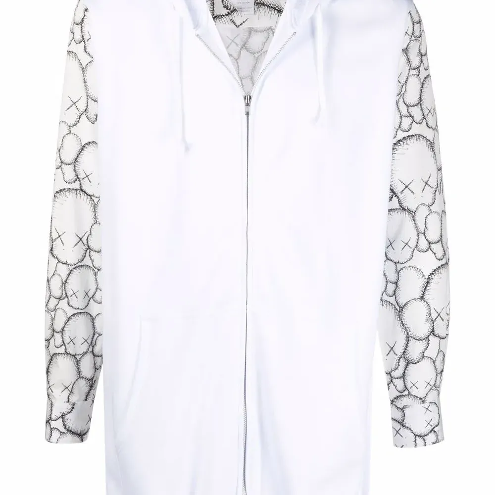 Худи на молнии с графичным принтом