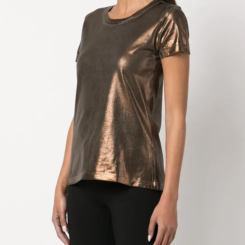 Футболка Lamina с эффектом металлик