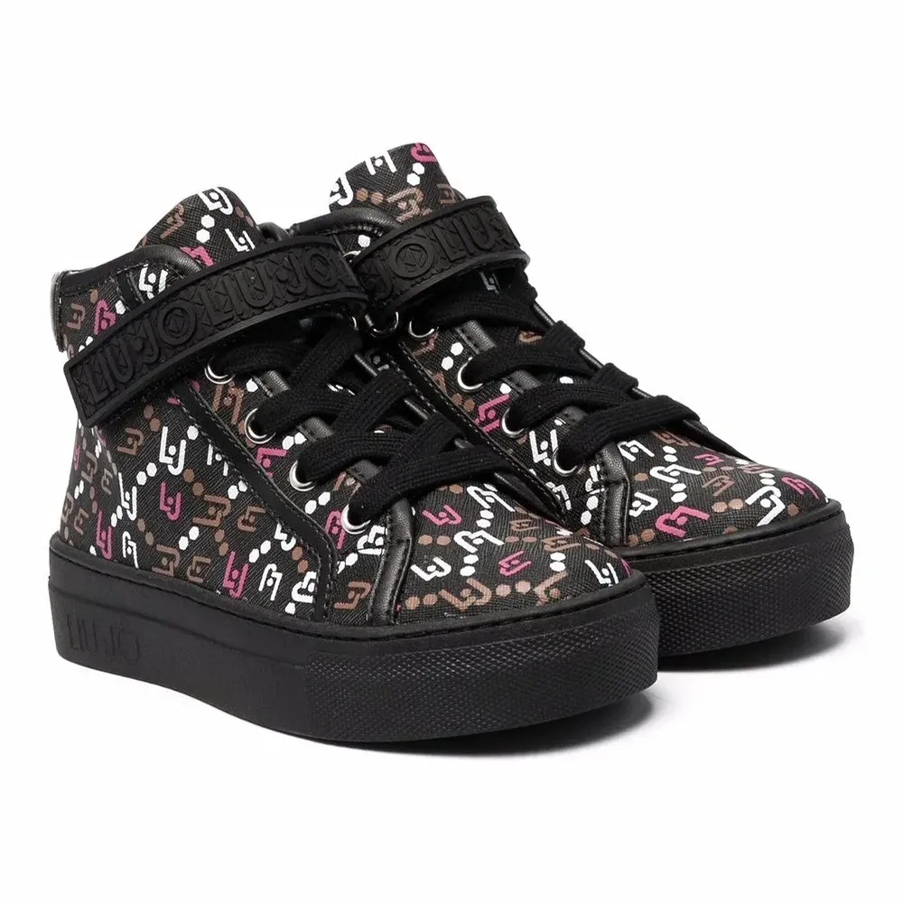 Высокие кеды с логотипом