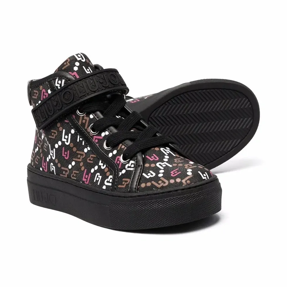 Высокие кеды с логотипом