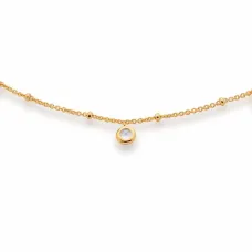 Позолоченное колье Gem