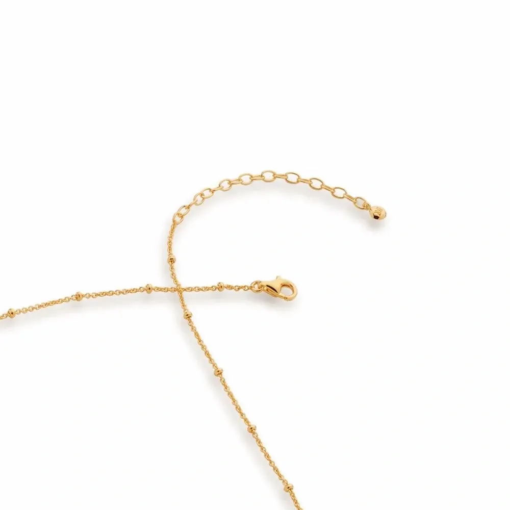 Позолоченное колье Gem