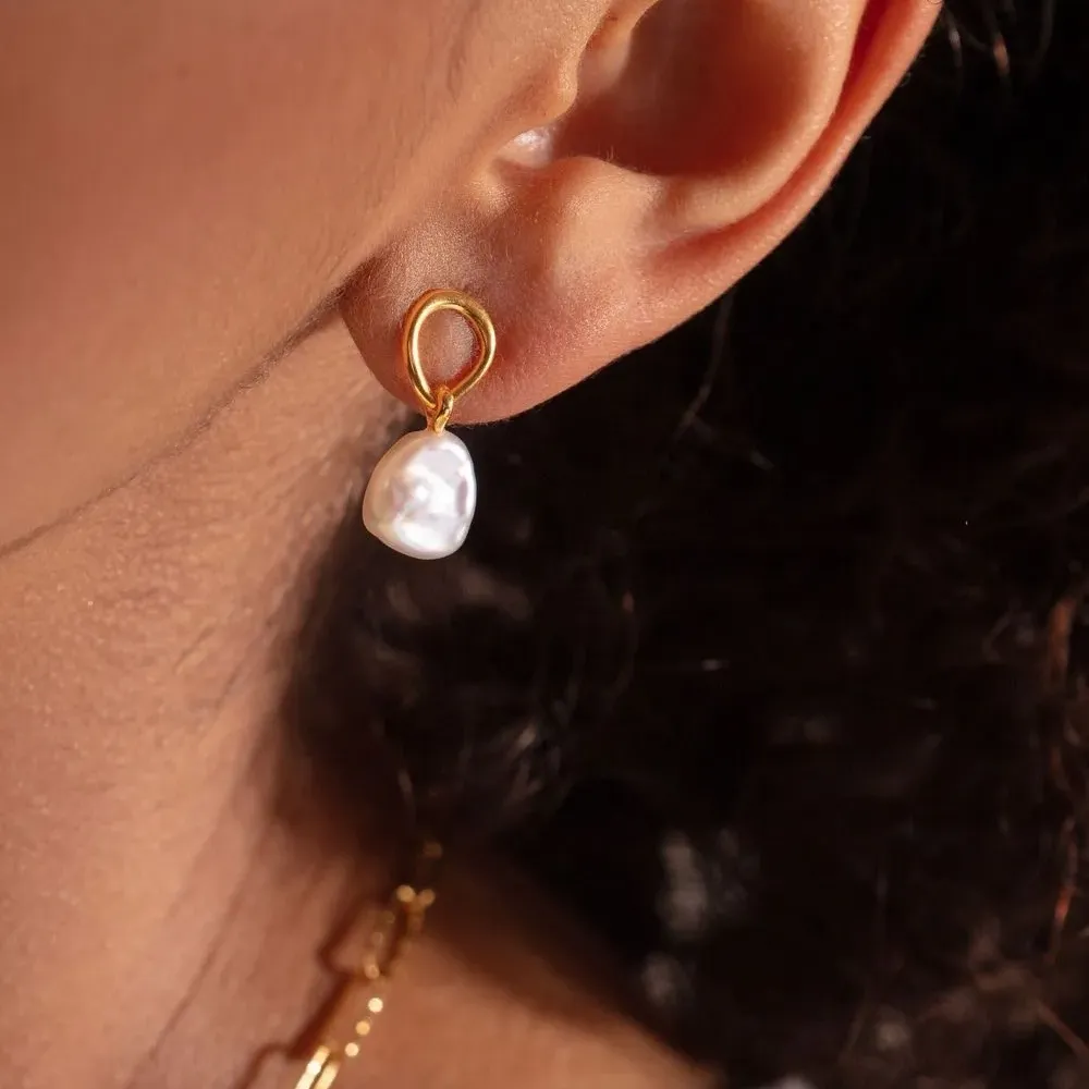 Серьги-подвески Nura Keshi Pearl