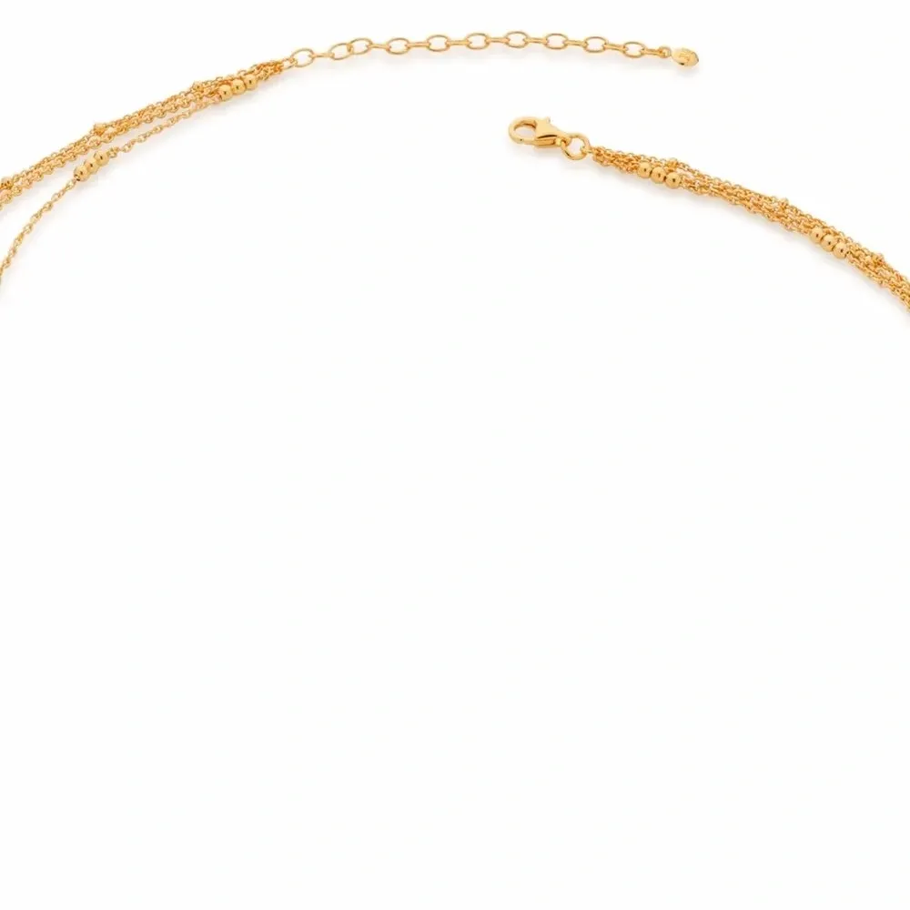 Многослойная цепочка на шею