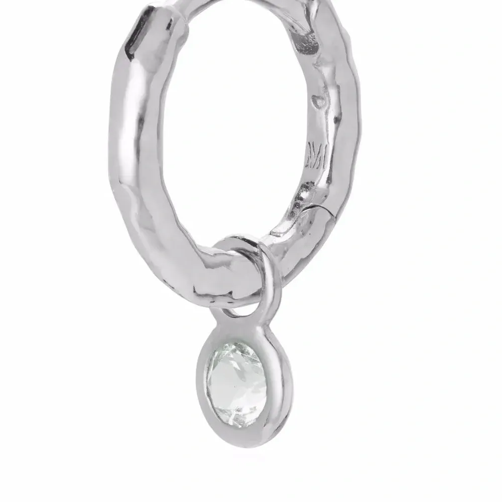 Серьги-хагги с камнями