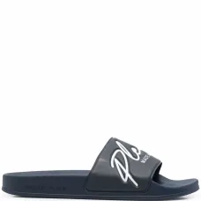 Шлепанцы с тисненым логотипом