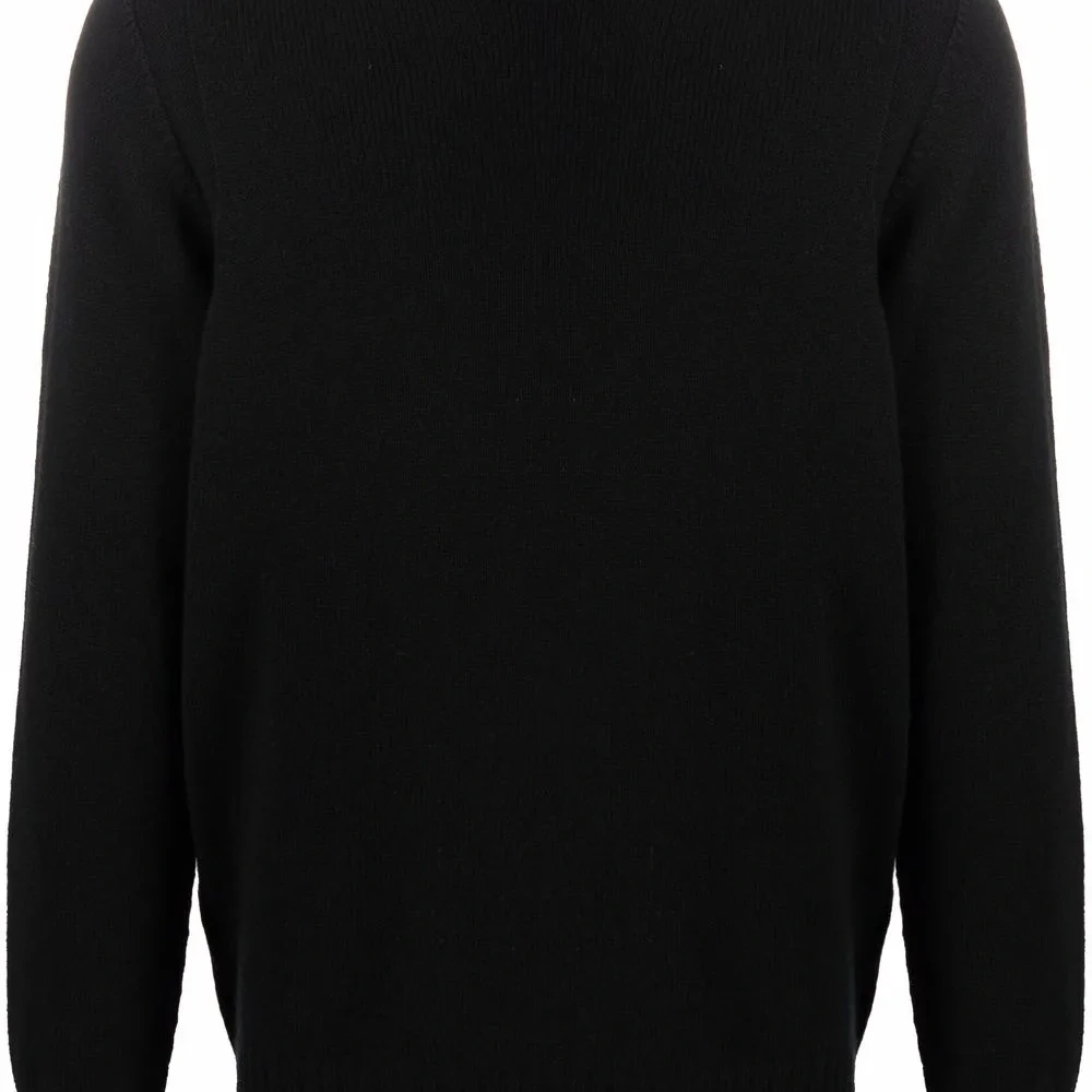 Шерстяной джемпер в рубчик