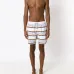 Полосатые плавки-шорты с кулиской