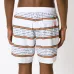 Полосатые плавки-шорты с кулиской