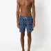 Плавки-шорты с абстрактным принтом и кулиской