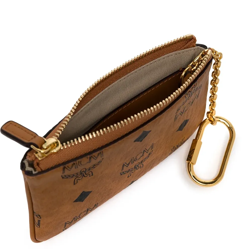 Ключница из искусственной кожи с монограммой