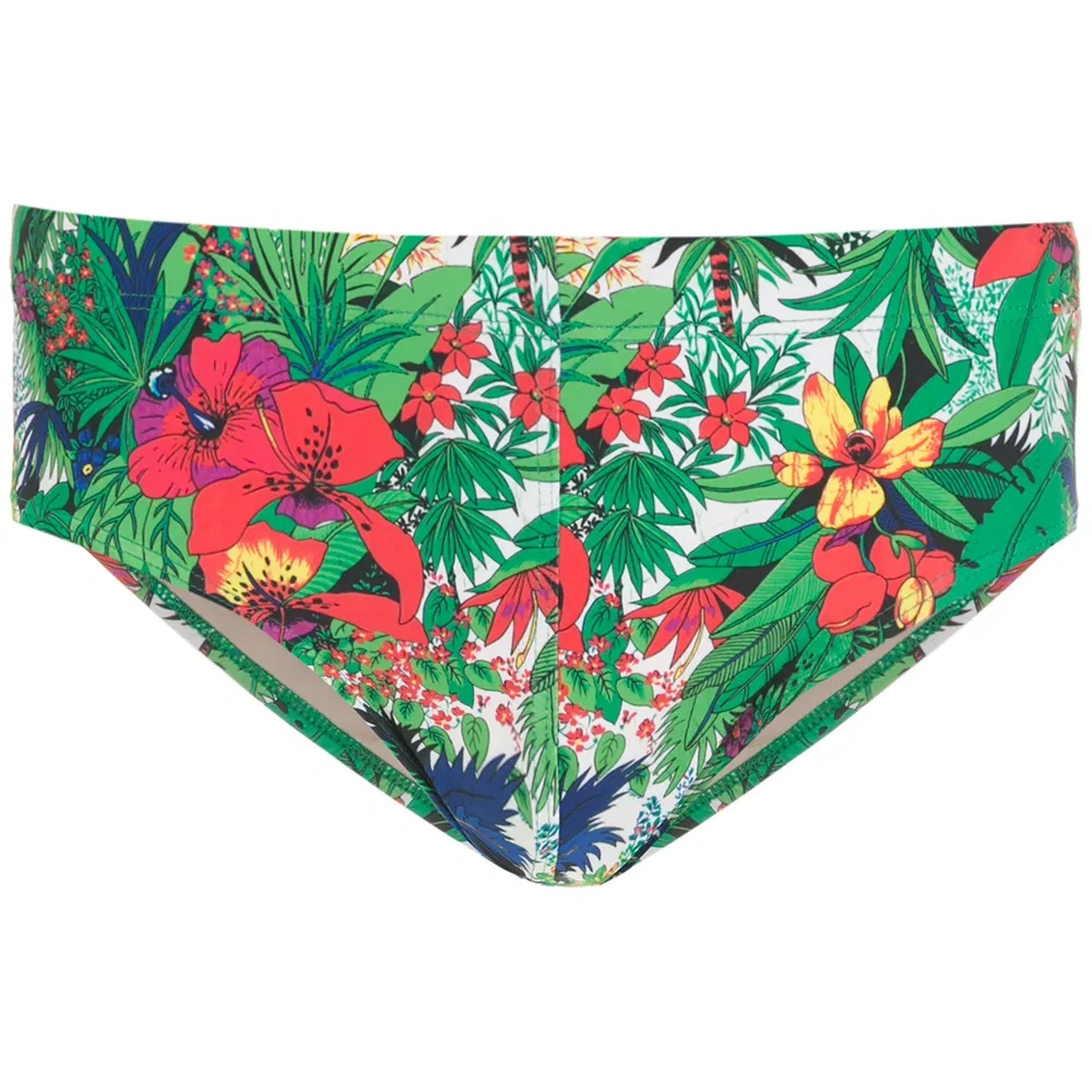 Плавки с цветочным принтом