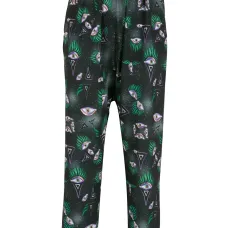 Прямые брюки с принтом