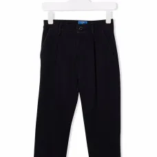 брюки прямого кроя со складками