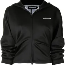 Худи на молнии с драпировкой