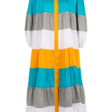 Платье-рубашка в полоску