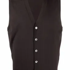 Шерстяной жилет с V-образным вырезом