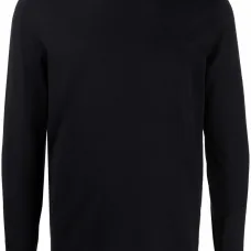 Шерстяной джемпер с круглым вырезом