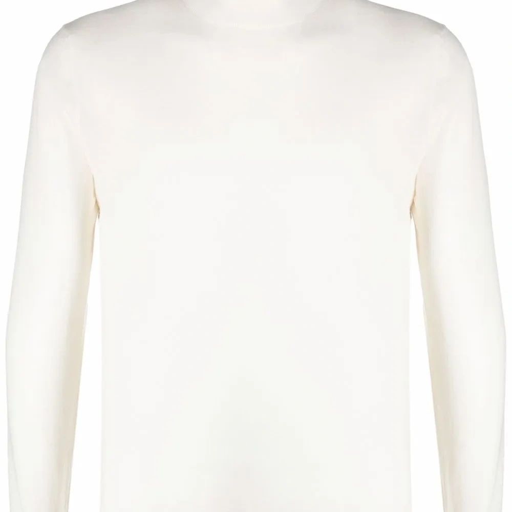 Шерстяной джемпер с высоким воротником