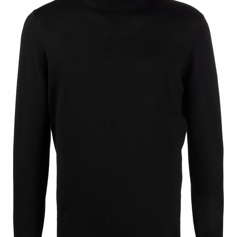 Шерстяной джемпер с высоким воротником