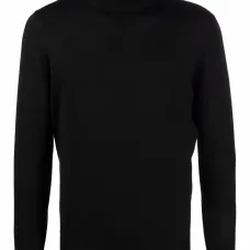 Шерстяной джемпер с высоким воротником