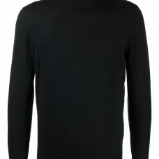 Шерстяной джемпер с высоким воротником