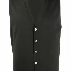 Шерстяной жилет с V-образным вырезом